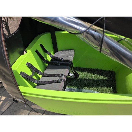 Dolly bakfiets elektrisch met huif en toebehoren