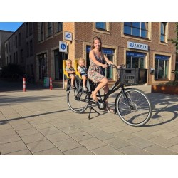 Prachtige Azor Tweelingfiets Longtail met 7V & 2 Zitjes