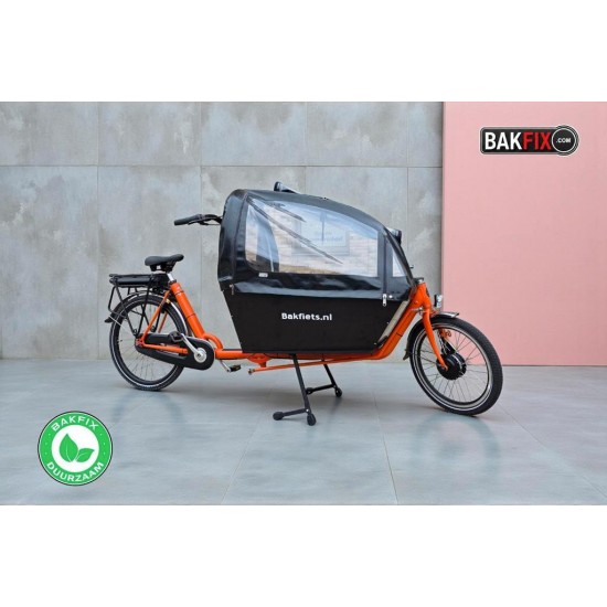 Elektrische Bakfiets(.)nl lang met huif - nieuwe elektronica