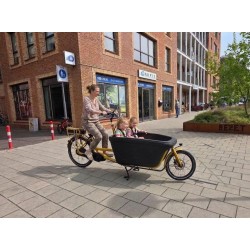 Dolly bakfiets - met regentent en sterke motor accu