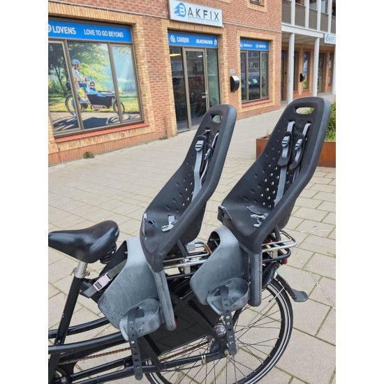 Azor tweelingfiets longtail fiets geschikt voor 2 kinderen