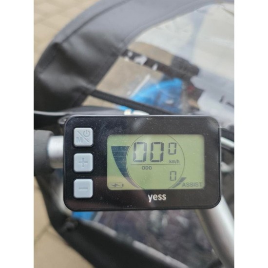 Elektrische Gazelle Cabby bakfiets met huif