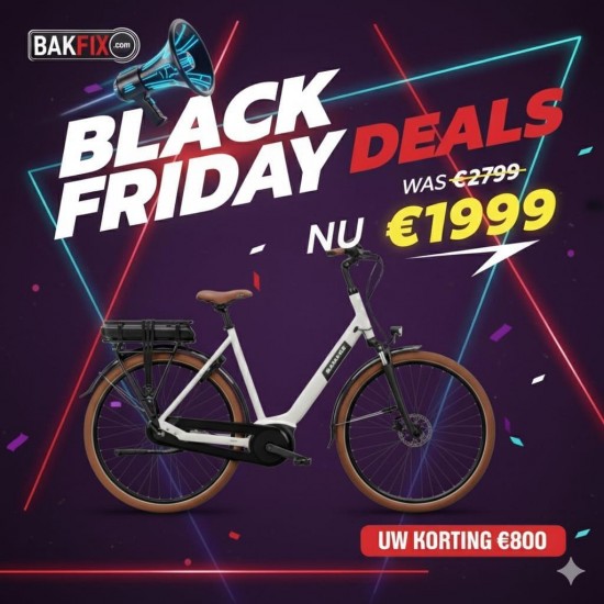 Black Friday stund met Batavus elekterische fietsen