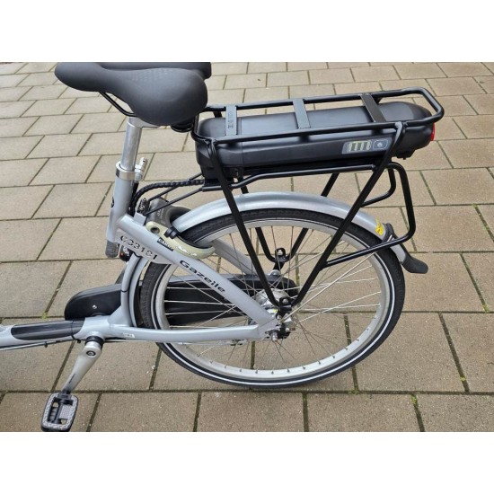 Elektrische Gazelle Cabby bakfiets met huif