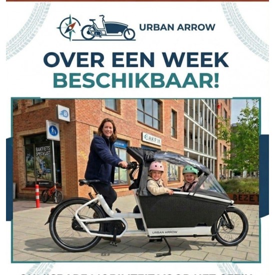 Urban Arrow Performance Line bakfiets 500Wh accu
