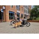 Elektrische Carqon bakfiets met deurtje hondenbakfiets