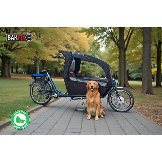 Bakfiets met huif - Ideaal voor kinderen of goederen!