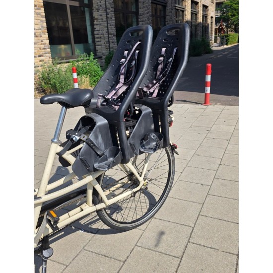 Azor Tweelingfiets Longtail fiets met 3V & 2 Yepp Zitjes