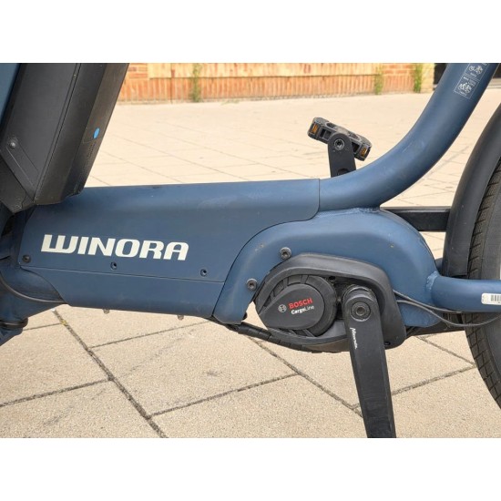 Winora Cargo Line Bakfiets met Regentent