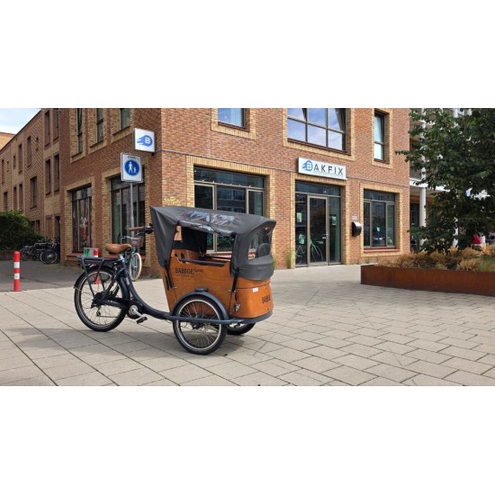Elektrische Babboe Curve bakfiets certificaat en toebehor
