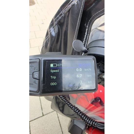 Elekteriche Bakfiets lang met tregentent