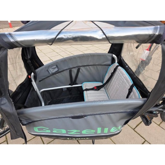 2dehands Gazelle Cabby Bakfiets - Perfect voor 2 kinderen!