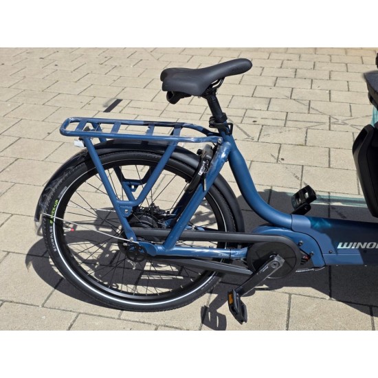 Elektrische Bakfiets met Bosch CargoLine Motor en Huif