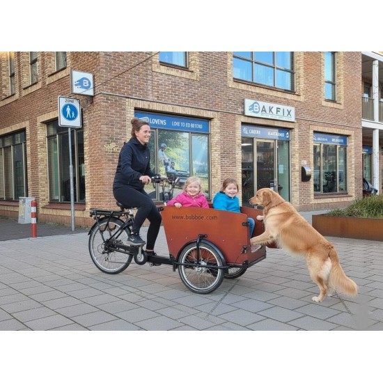 Babboe Big/Dog bakfiets met deurtje ideaal voor families