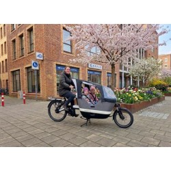 Gazelle Makki bakfiets met huif - Ideaal voor gezinnen!
