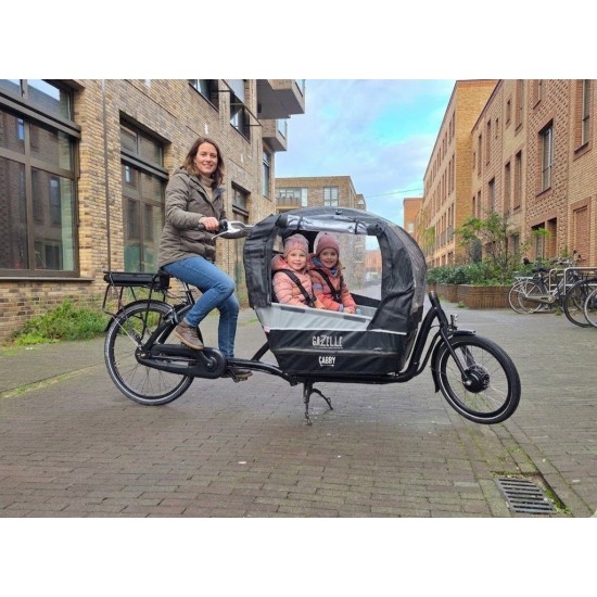 2dehands Elektrische Gazelle Cabby bakfiets met sterke accu