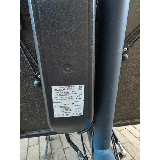 ????Elektrische Bakfiets(.)nl lang met huif- Goed onderhouden!