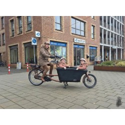 Prachtige Dolly bakfiets met regentent