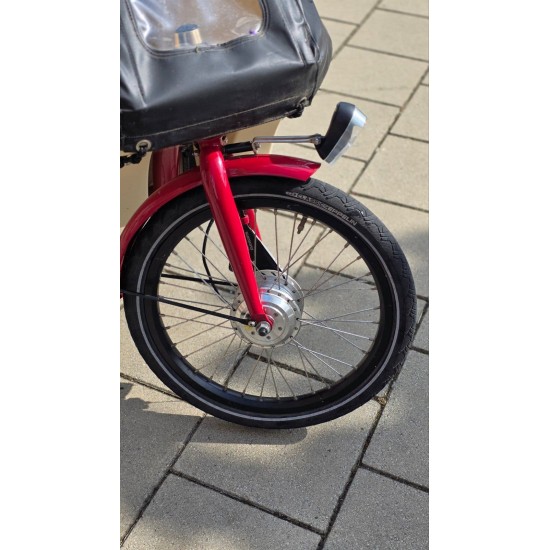 Elektrische Dolly bakfiets met toebehoren