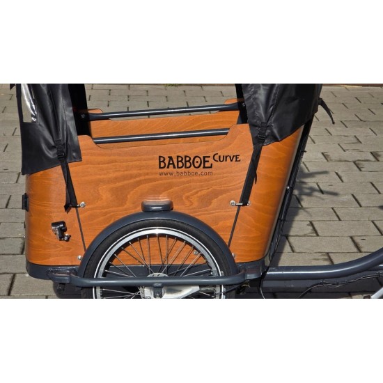 Babboe Curve-e hondenbakfiets met deurtje voor