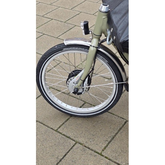 2dehands Cargo bike long bakfiets met regentent
