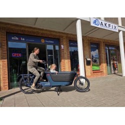 Demomodel Winora Fub 2 bakfiets met regentent