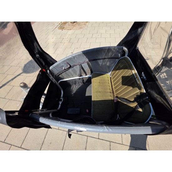 Elektrische Gazelle Cabby bakfiets met Bafang middenmotor