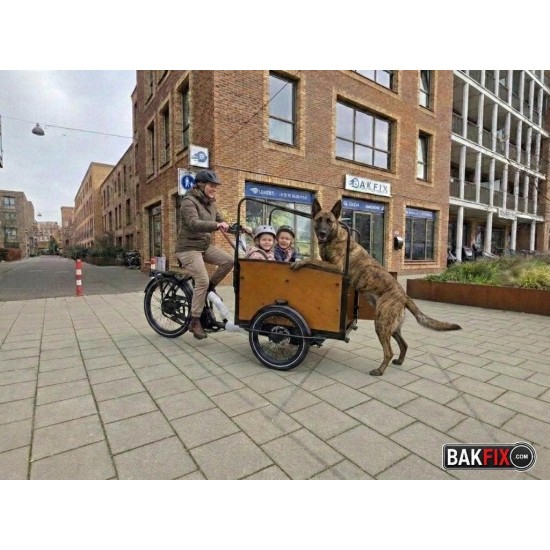 Hondenbakfiets geschikt voor grote honden