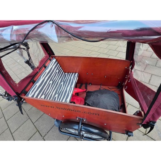 Babboe Dog/Big hondenbakfiets familie bakfiets met huif