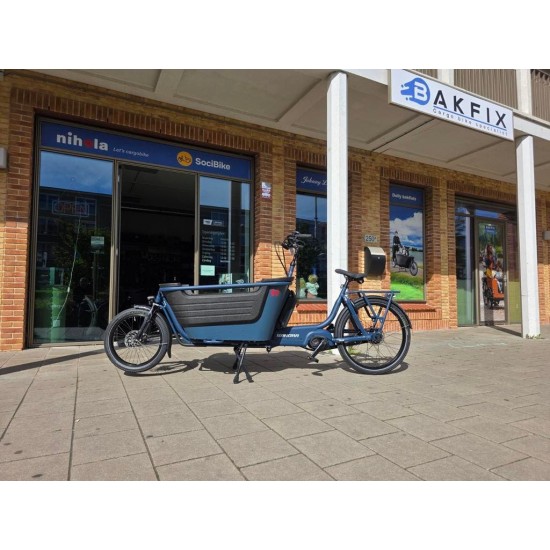 Demomodel Winora Fub 2 bakfiets met regentent