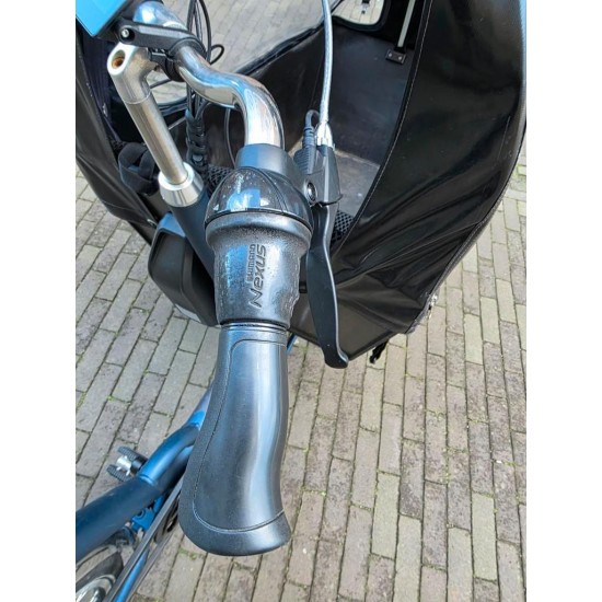 ????Elektrische Bakfiets(.)nl lang met huif- Goed onderhouden!