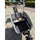 Elektrische Gazelle Cabby bakfiets met regentent
