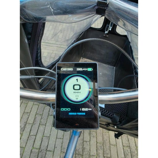 ????Elektrische Bakfiets(.)nl lang met huif- Goed onderhouden!