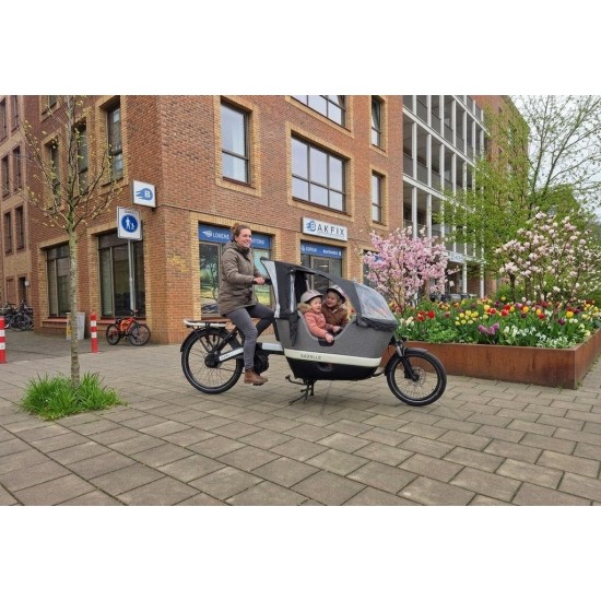 Gazelle Makki bakfiets met huif - Ideaal voor gezinnen