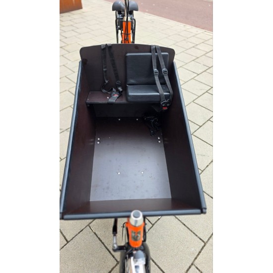 2dehands Cargo bike long bakfiets met regentent