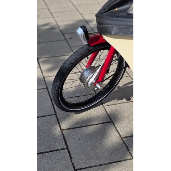 Elektrische Dolly bakfiets met toebehoren