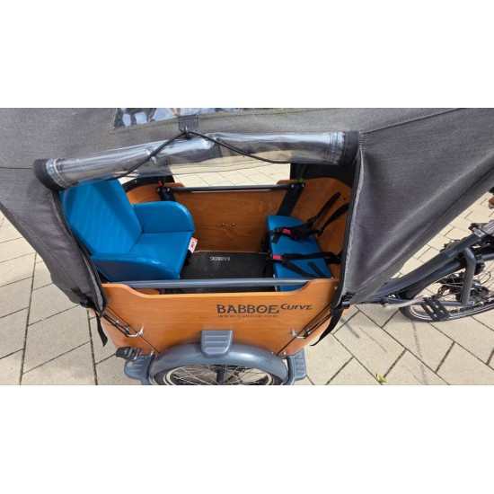 Elektrische Babboe Curve bakfiets certificaat en toebehor