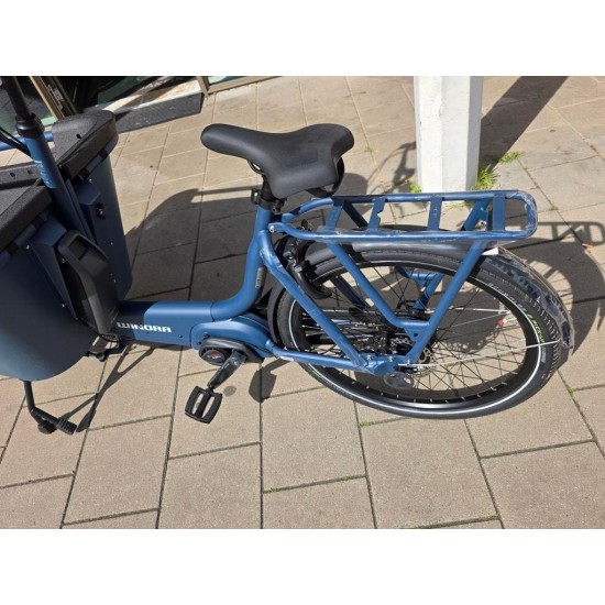 Demomodel Winora Fub 2 bakfiets met regentent
