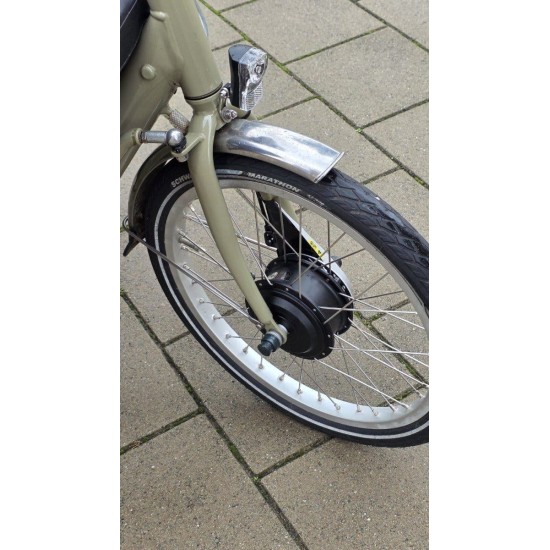 2dehands Cargo bike long bakfiets met regentent
