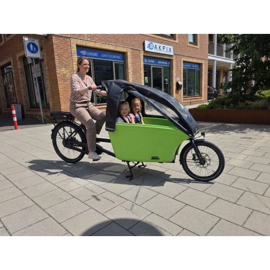 Dolly bakfiets elektrisch met huif en toebehoren