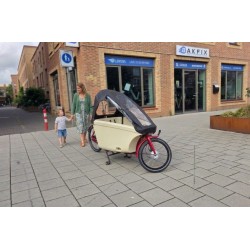 Elektrische Dolly bakfiets met toebehoren