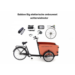 Kit de conversion électrique pour vélo cargo Babboe Big/dog LYRA Moteur de roue arrière