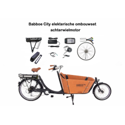 Kit de conversion électrique pour vélo cargo Babboe City LYRA Moteur roue arrière