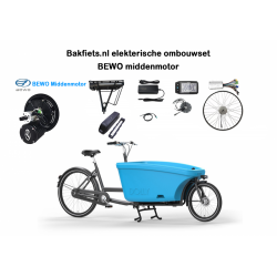 Dolly cargo bike electric conversion kit Bewo mid-motor