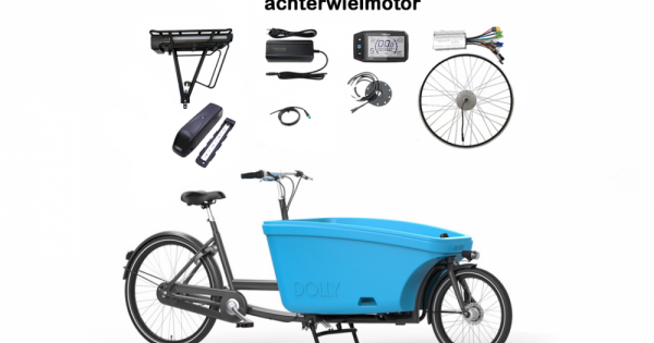 Dolly cargo bike electric conversion kit LYRA Rear wheel motor