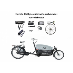 Elektro-Umrüstsatz für Gazelle Cabby-Lastenfahrräder LYRA Vorderradmotor