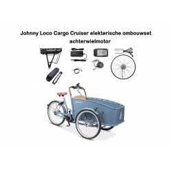 Johnny Loco Cargo Cruiser cargo bike electric conversion kit LYRA Rear wheel motor
