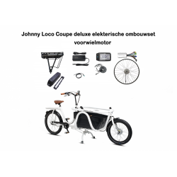 Johnny Loco Coupe deluxe cargo bike electric conversion kit Bewo mid-motor