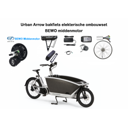 Urban Arrow cargo bike electric conversion kit Bewo mid-motor