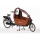 Bakfiets.nl waterdichte regentent  CargoBike Long 90% open hoog+rits lang zwart